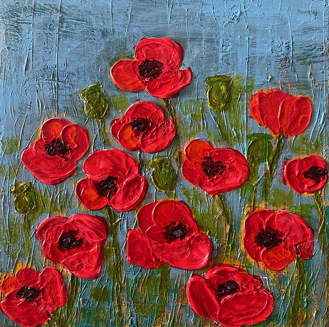 Twelve Poppies