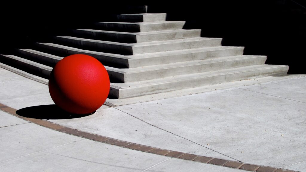 Dan Shaffer: Red Ball (short shadow)