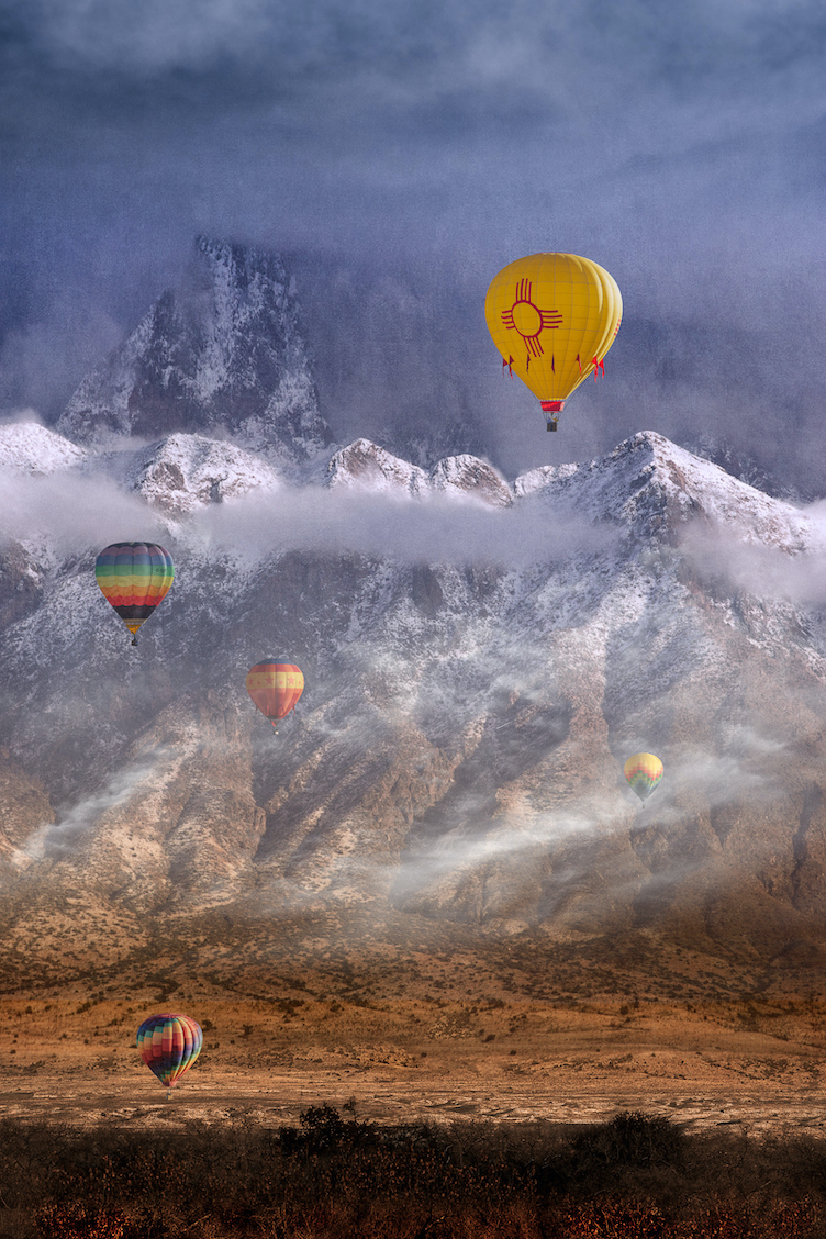 Misty Morning Balloon Ride