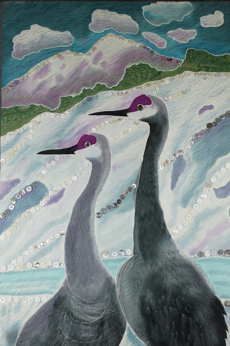 Judith Roderick: Cranes in the Snow