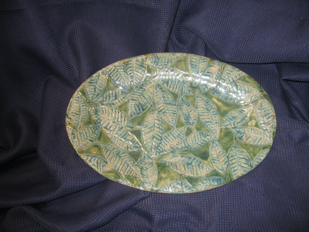 Rick Snow: Green Leaf Platter
