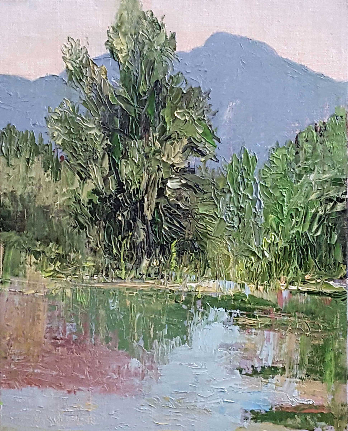 James Naugle: Morning at the Rio Grande Open Space Pond