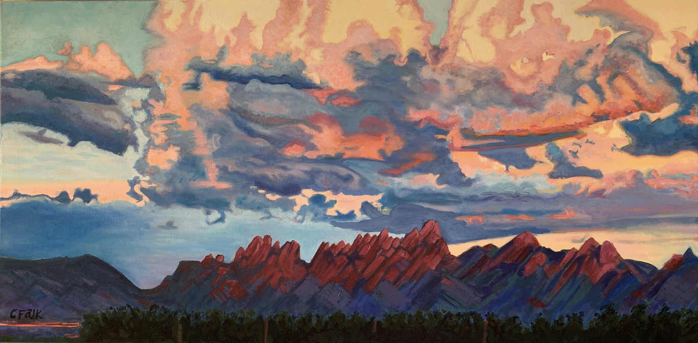 Connie Falk: Organ Mountain Sunset