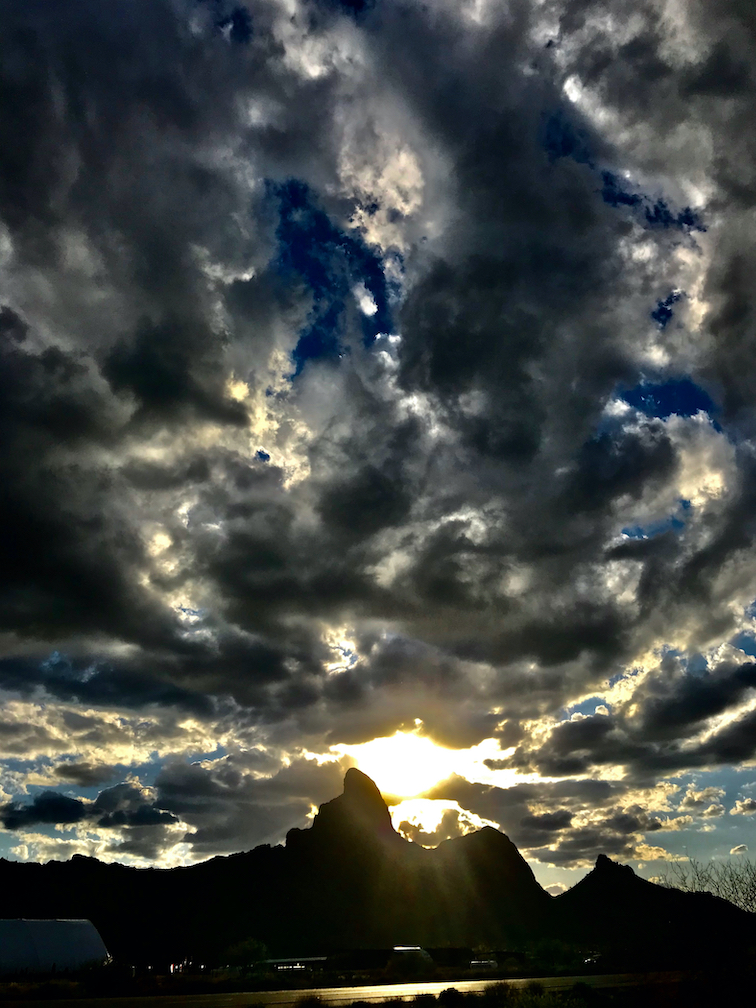 Picacho Peak Sunburst
