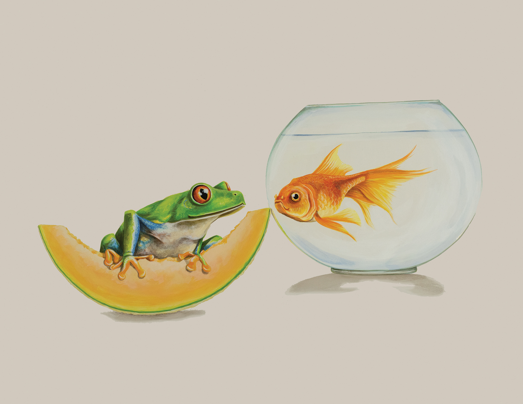 Tricia George: The Frog and the Goldfish
