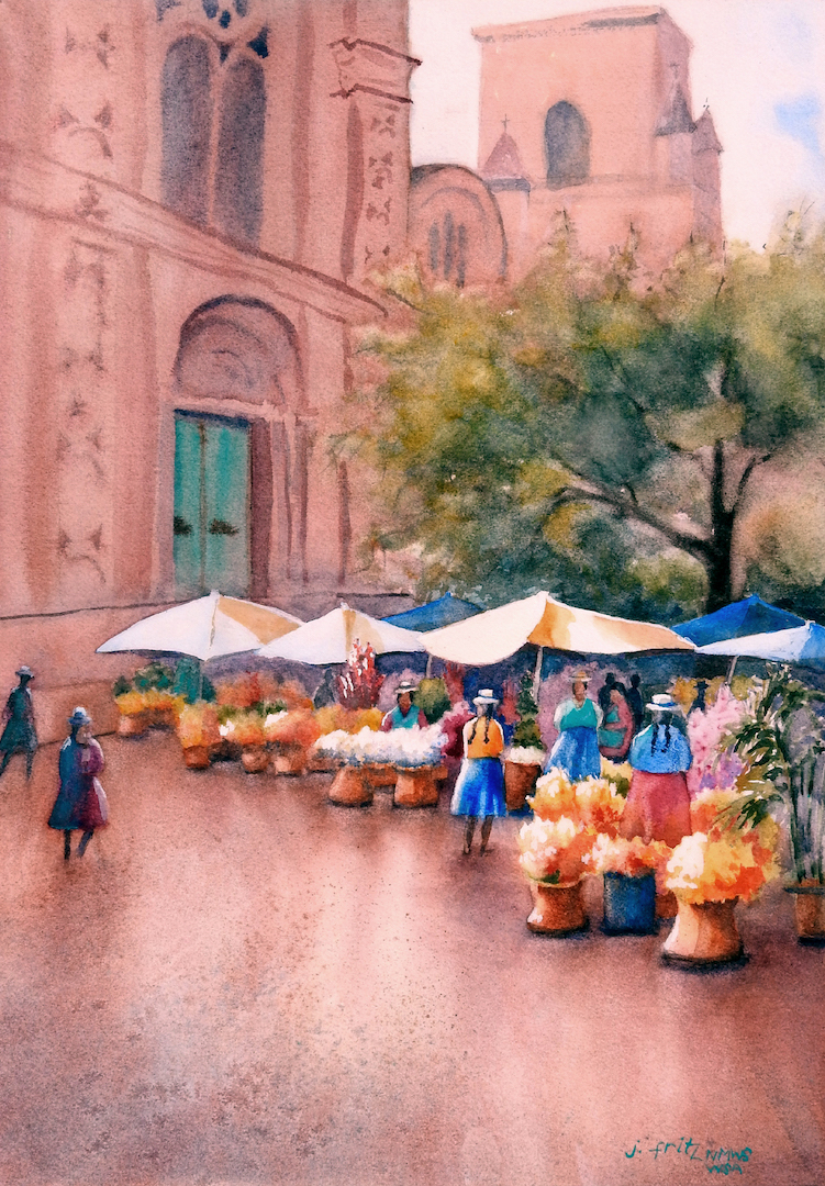 Jane Fritz: Cuenca Flower Market