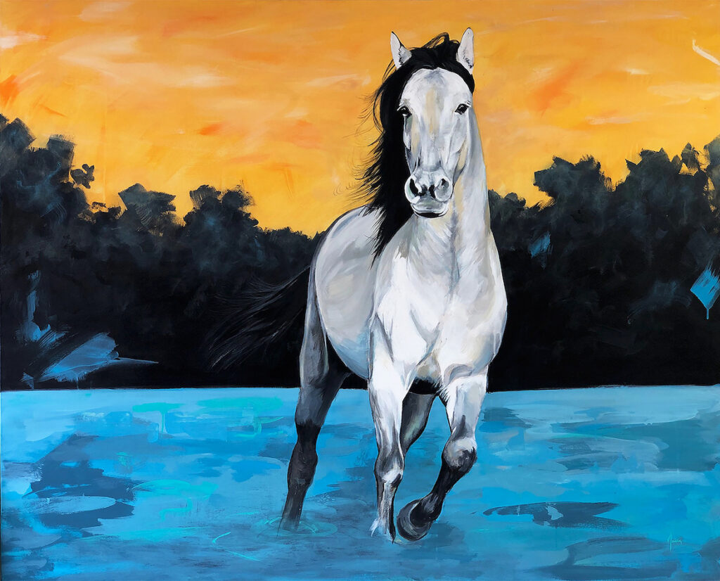 Bryce Nañez: Grey Horse