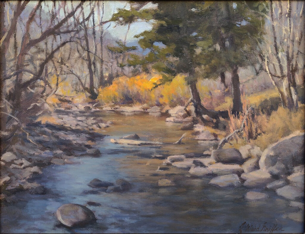 J. Waid Griffin: Autumn Light;  Pueblo Creek