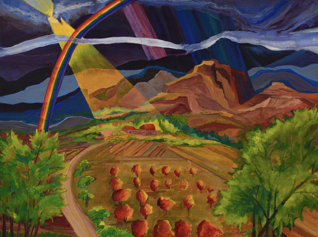 Jacob Matteson: Rainbow in the Orchard