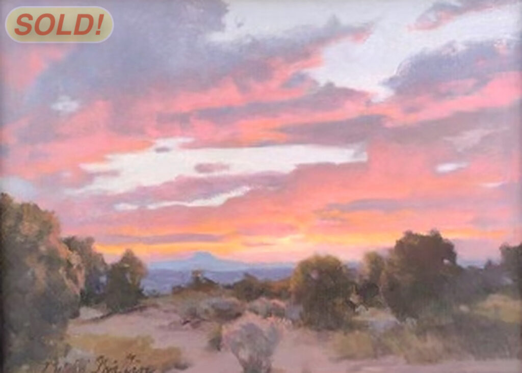 J. Waid Griffin: Tohajiilee Sunset-SOLD