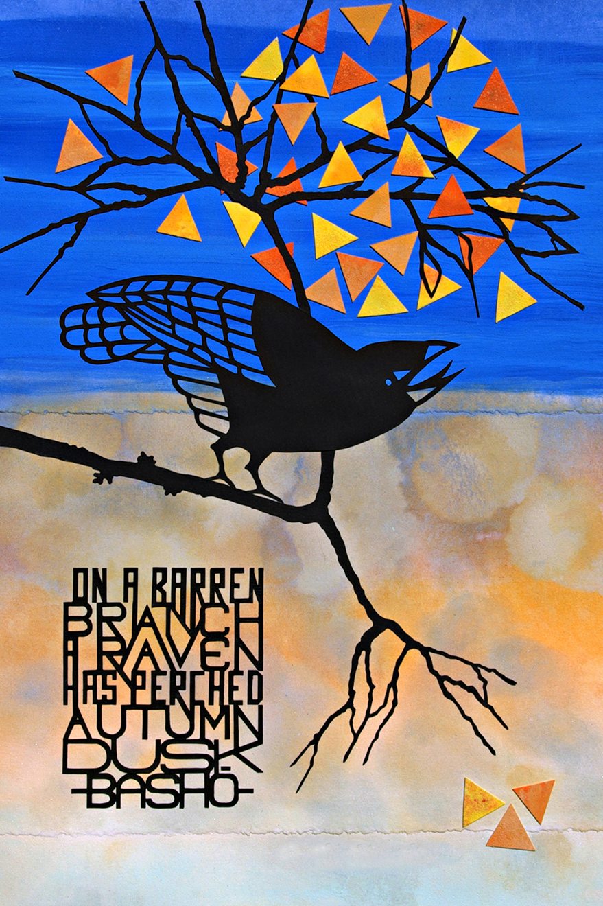 New Mexico Cancer Center, Gallery With A Cause, Raven Haiku III