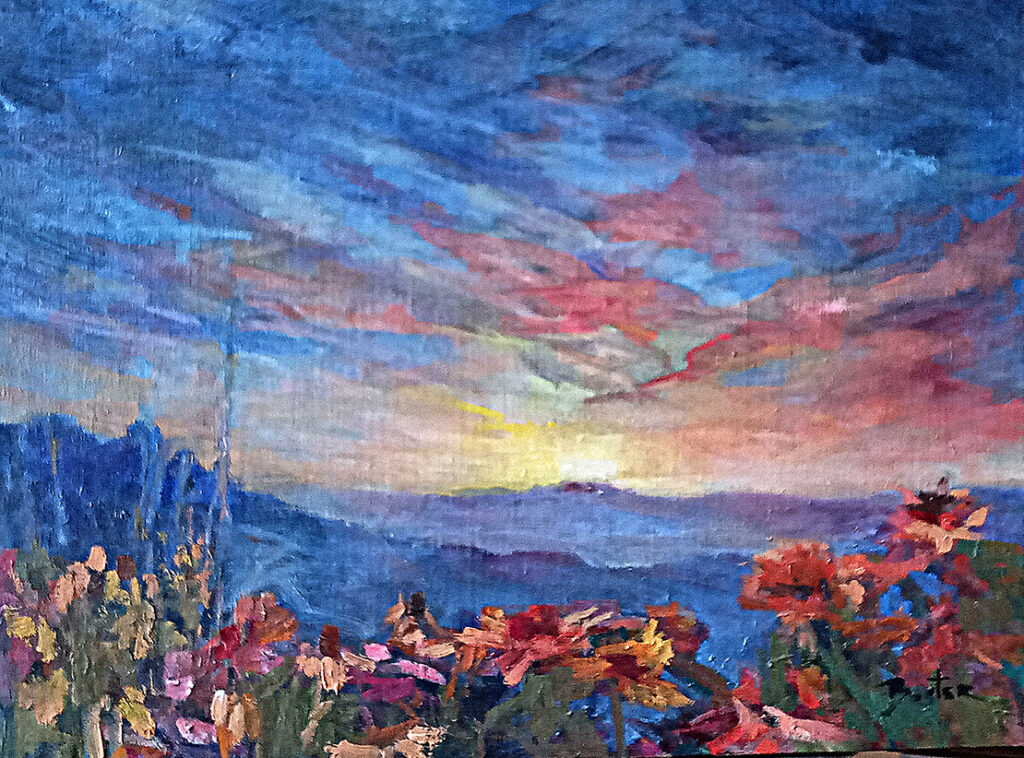 New Mexico Cancer Center, Gallery With A Cause, Cabezon Sunset