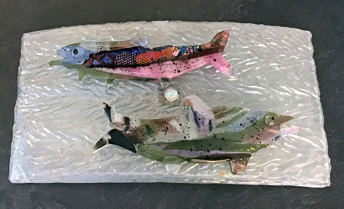 New Mexico Cancer Center, Gallery With A Cause, Rainbow Trout on Water
