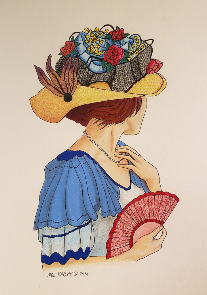New Mexico Cancer Center, Gallery With A Cause, Lady In The New Hat